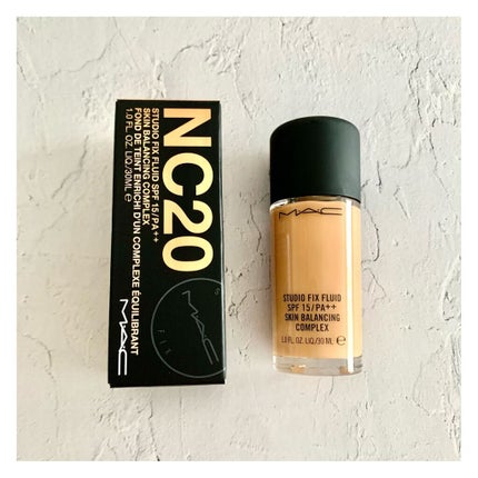 スタジオフィックス フルイッド SPF 15 NC20/M・A・C/リキッドファンデーションを使ったクチコミ(1枚目)