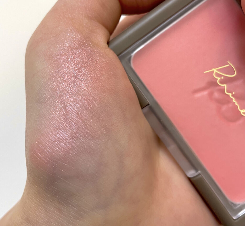 ヴェールグロウチーク 02 キューピッドピンク/Ririmew/パウダーチークを使ったクチコミ（3枚目）