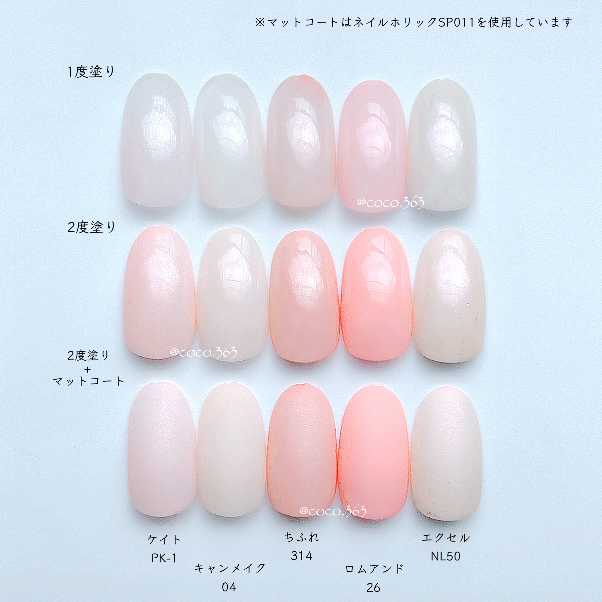 ネイルエナメルカラーN PK-1/KATE/マニキュアを使ったクチコミ（2枚目）