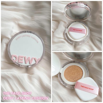 デューイーラスティングクッション/THE FACE SHOP/クッションファンデーションを使ったクチコミ(1枚目)