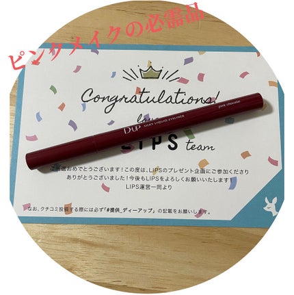 シルキーリキッドアイライナーWP/D-UP/リキッドアイライナーを使ったクチコミ(1枚目)