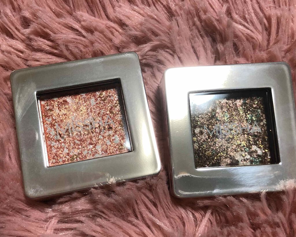 グリッタープリズム シャドウ/MISSHA/グリッターを使ったクチコミ（1枚目）