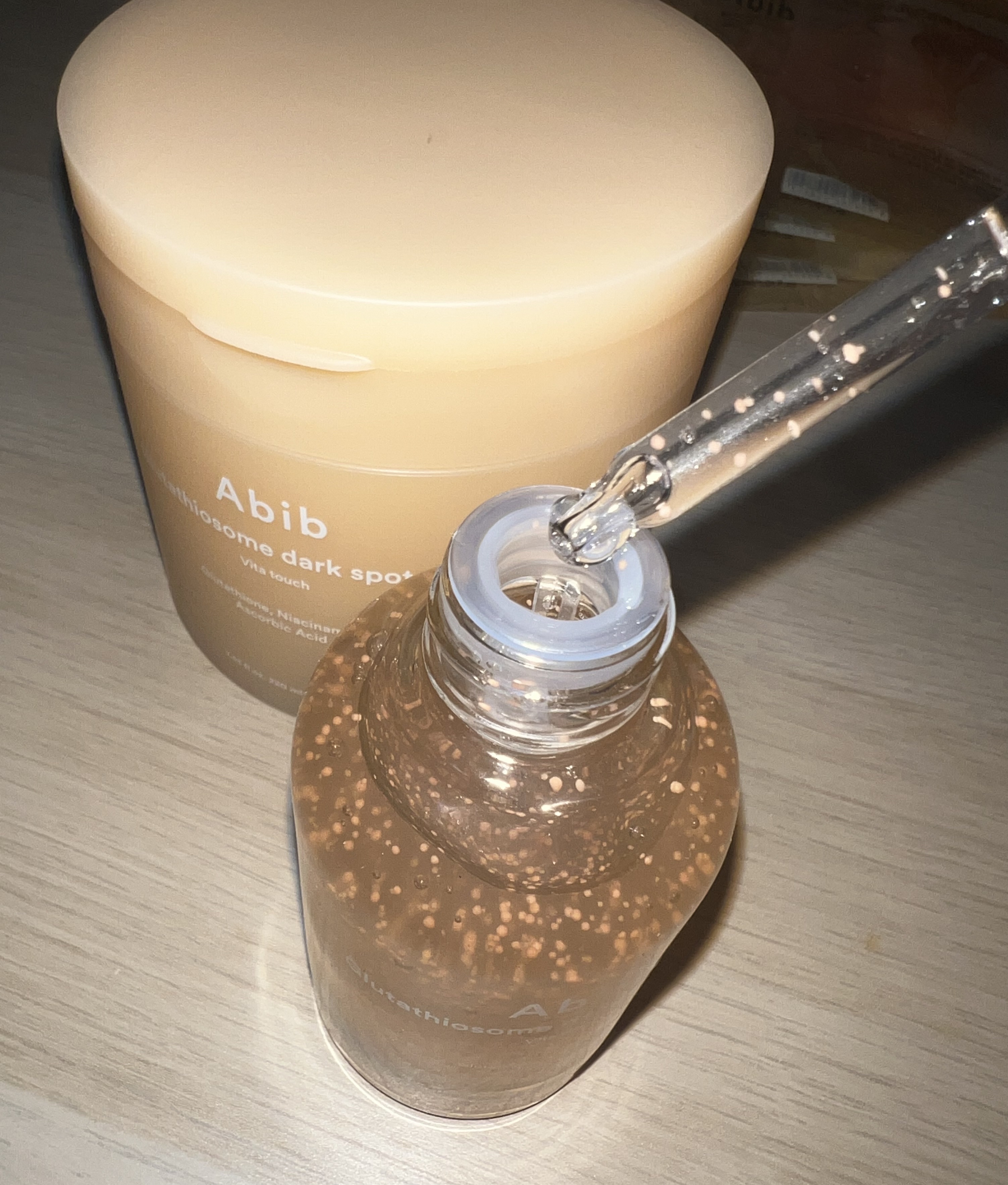 グルタチオンソームダークスポットセラムビタドロップ/Abib /美容液を使ったクチコミ（2枚目）