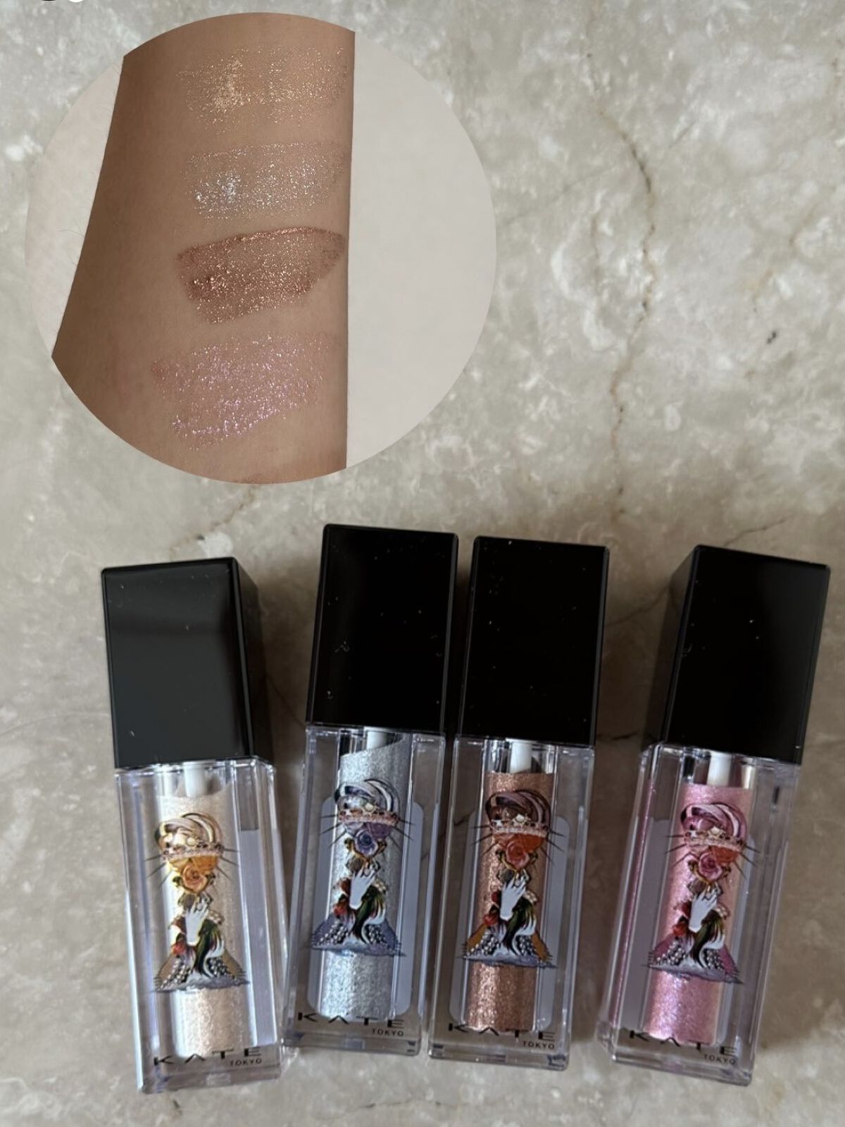 ジェリーカラードロップス/KATE/ジェル・クリームチークを使ったクチコミ（2枚目）