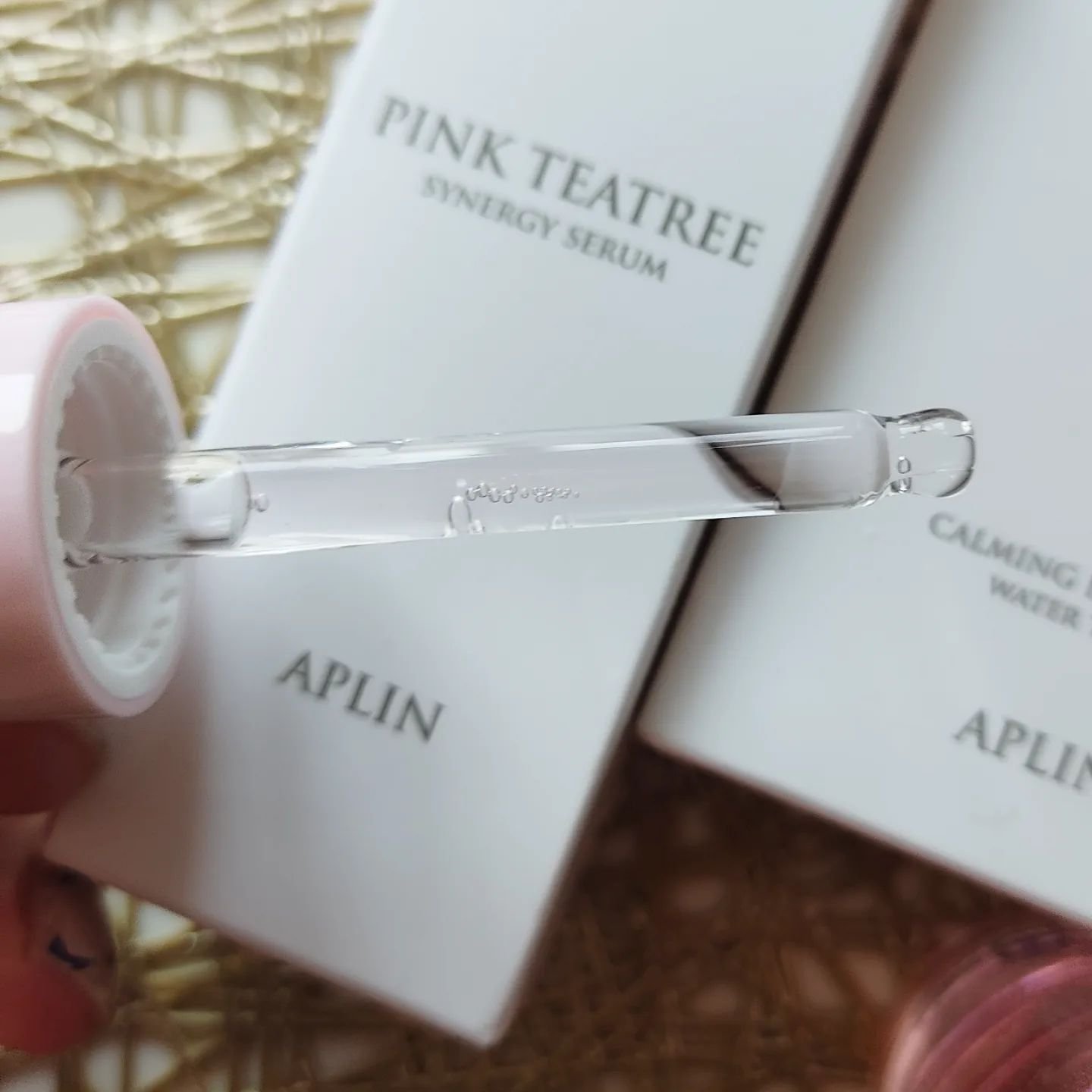 ピンクティーツリーシナジーセラム/APLIN/美容液を使ったクチコミ（3枚目）