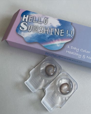HELLO SUNSHINE  Clear Gray/Hello Sunshine/カラーコンタクトレンズを使ったクチコミ（4枚目）