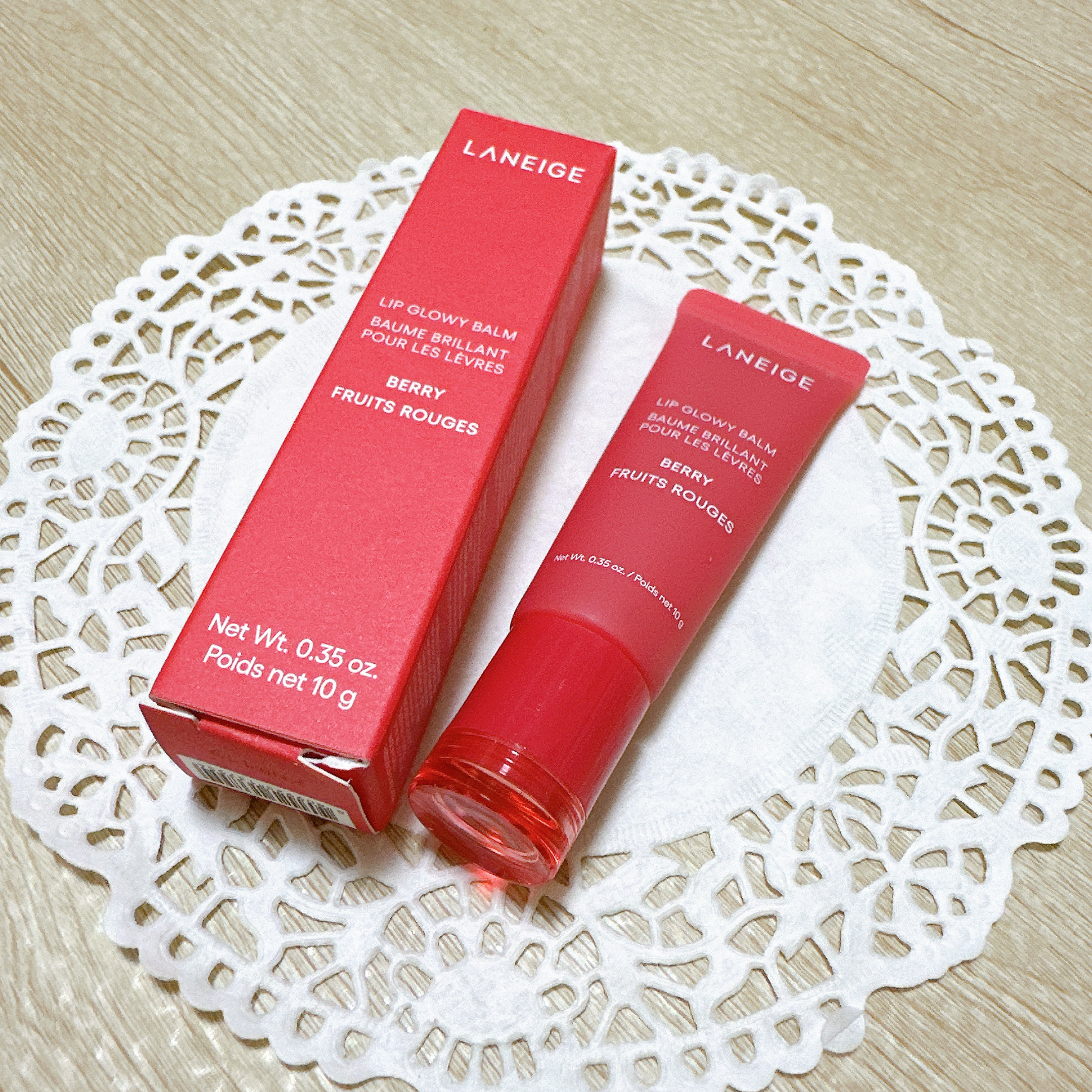 リップグロウィバーム/LANEIGE/リップバームを使ったクチコミ（2枚目）