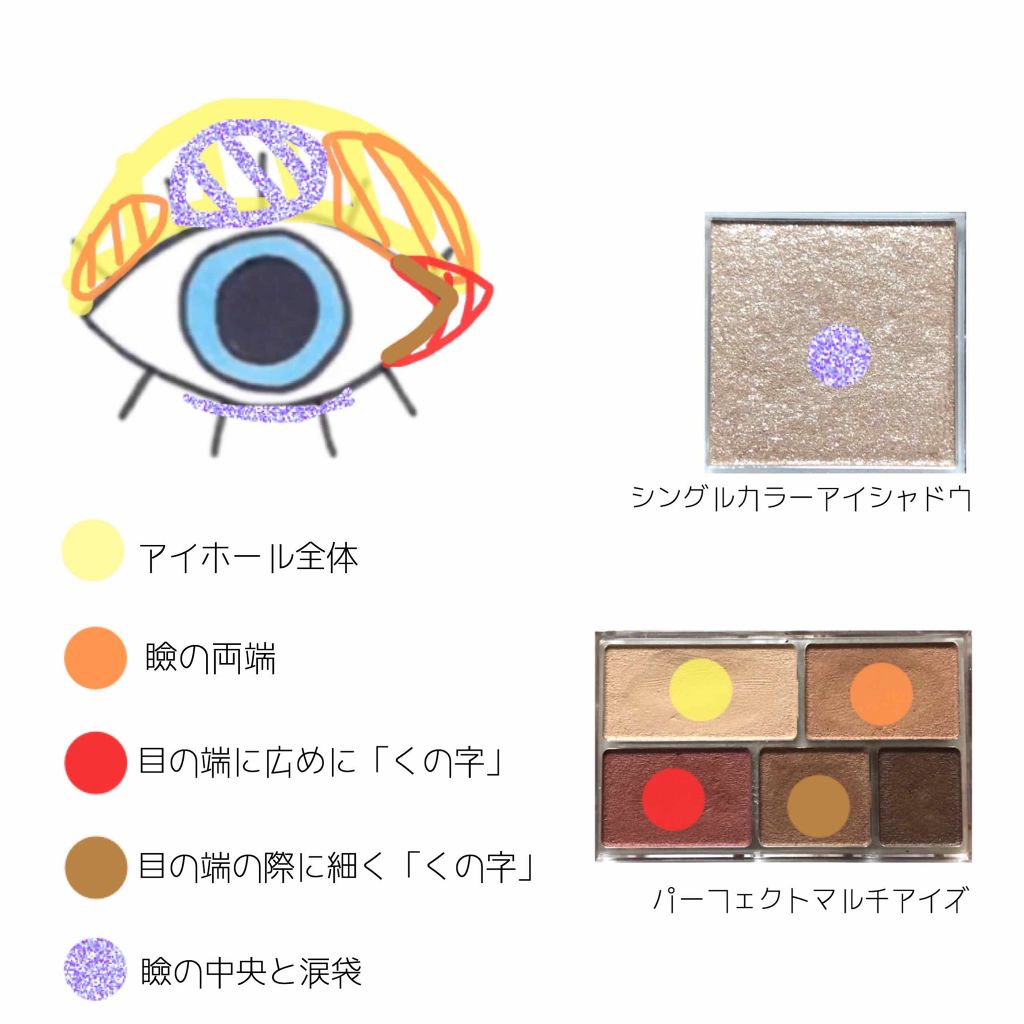 パーフェクトマルチアイズ/キャンメイク/アイシャドウパレットを使ったクチコミ（3枚目）