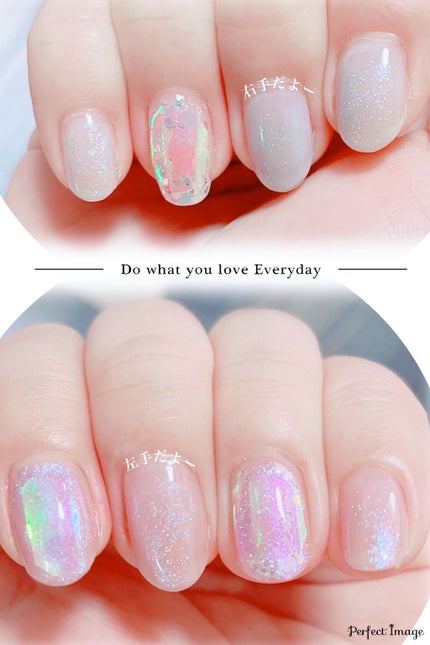 Gel Nail/セリア/ジェルネイルを使ったクチコミ(3枚目)