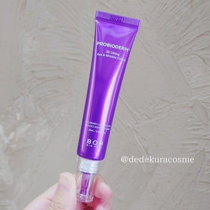 BIOHEAL BOH プロバイオダーム リフティング アイリンクルクリームのクチコミ「バイオヒールボ
プロバイオダーム3Dリフティングアイ&リンクルクリーム
人生初リンクルクリー.....」(1枚目)