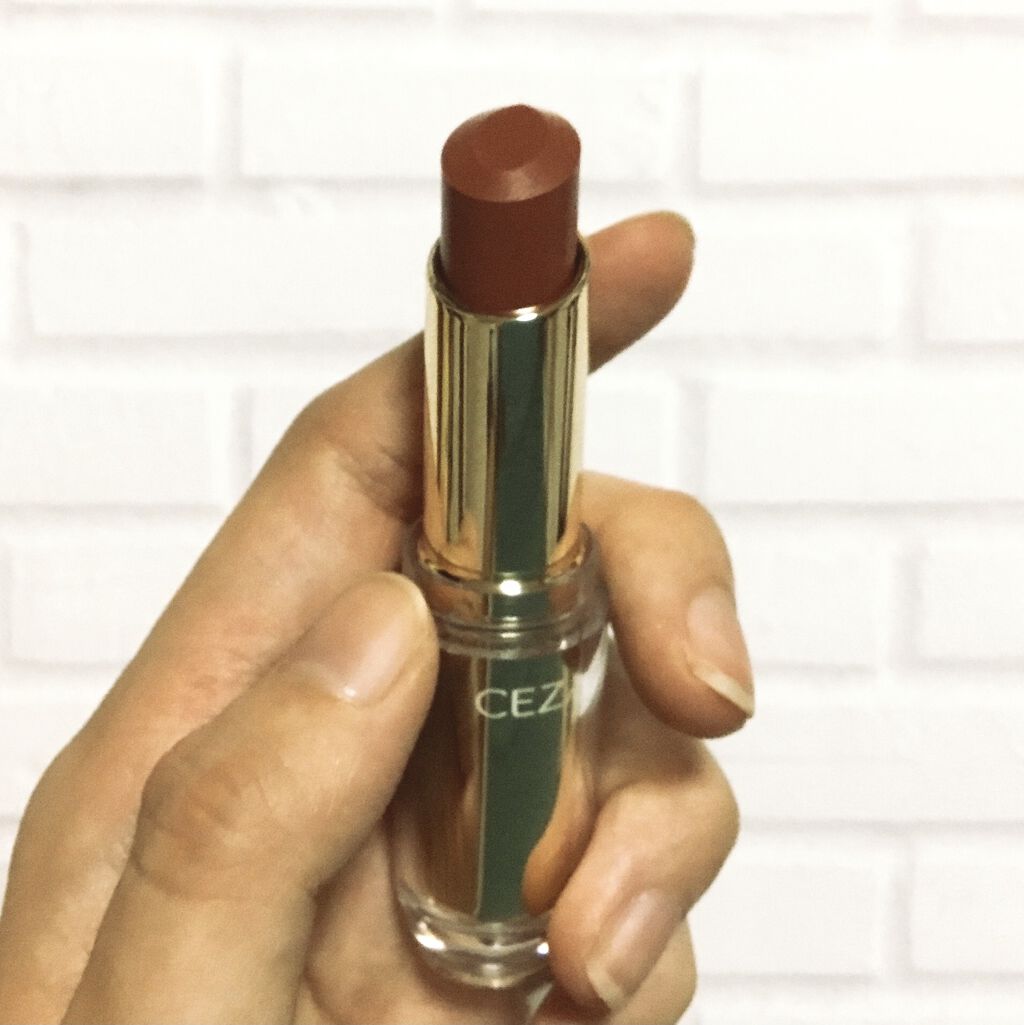 ラスティンググロスリップ/CEZANNE/口紅を使ったクチコミ（3枚目）