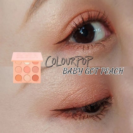 ColourPop Eye Palette-Baby Got Peach のクチコミ「#いつかのメイク
(プロセスなし)
@colourpopcosmetics
.....」(1枚目)
