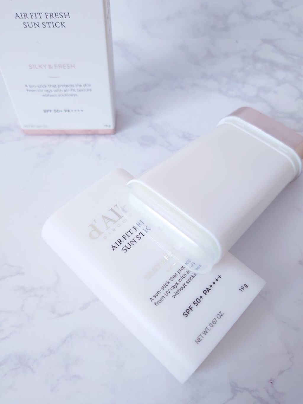 エアーフィットフレッシュサンスティック/ダルバ/日焼け止めスティックを使ったクチコミ（2枚目）