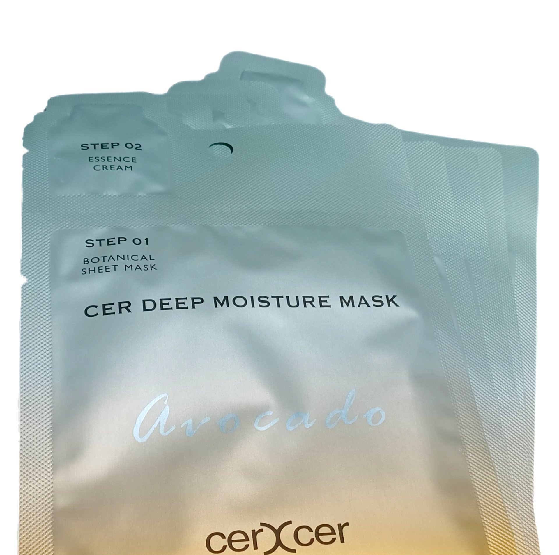 ディープモイスチャー マスク　(ケアクリーム付き) 5枚入（箱あり）/cerXcer/シートマスク・パックを使ったクチコミ（3枚目）