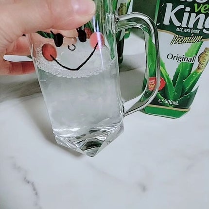 みぃ on LIPS 「韓国発!めちゃくちゃおいしくてお気に入り♡アロエのジュースOK..」(4枚目)