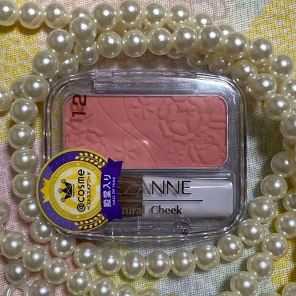 ナチュラル チークN 12 コーラルピンク/CEZANNE/パウダーチークを使ったクチコミ(1枚目)