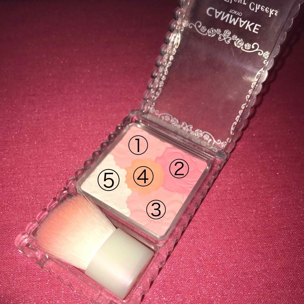 マットフルールチークス/キャンメイク/パウダーチークを使ったクチコミ（2枚目）