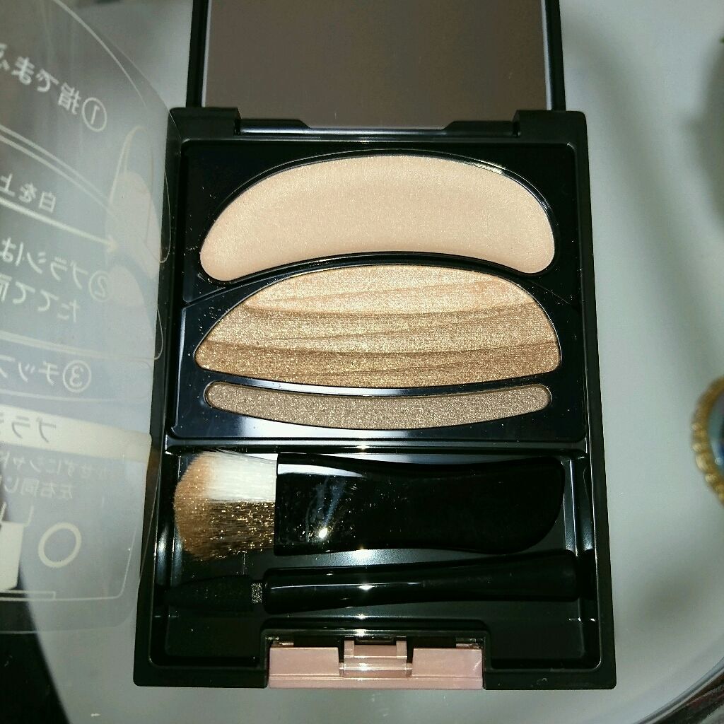 ブラシひと塗りシャドウ/オーブ/アイシャドウパレットを使ったクチコミ(2枚目)