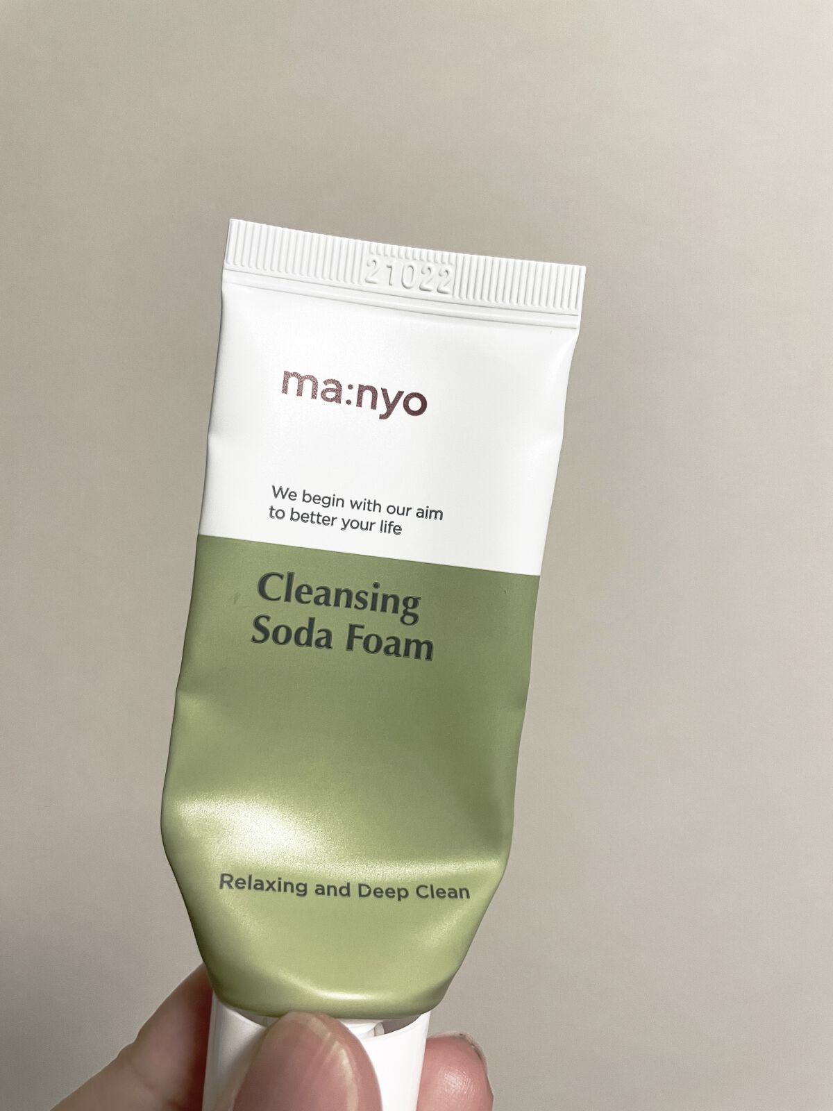 ソーダ洗顔料/manyo/洗顔フォームを使ったクチコミ（1枚目）