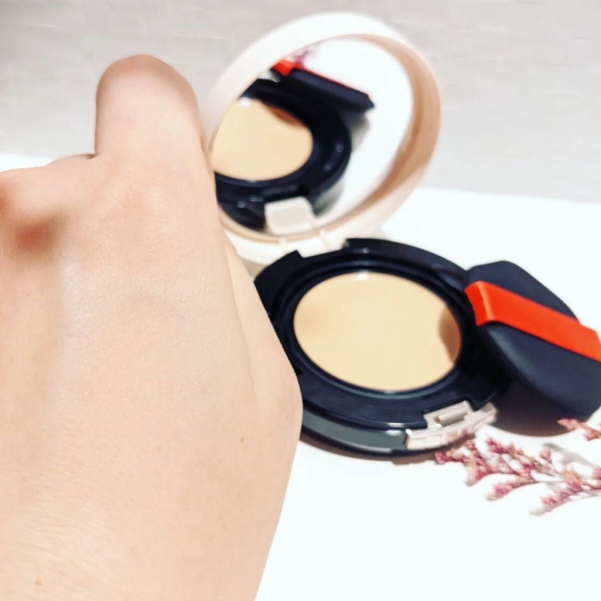 ドラマティッククッションジェリー/マキアージュ/クッションファンデーションを使ったクチコミ(4枚目)