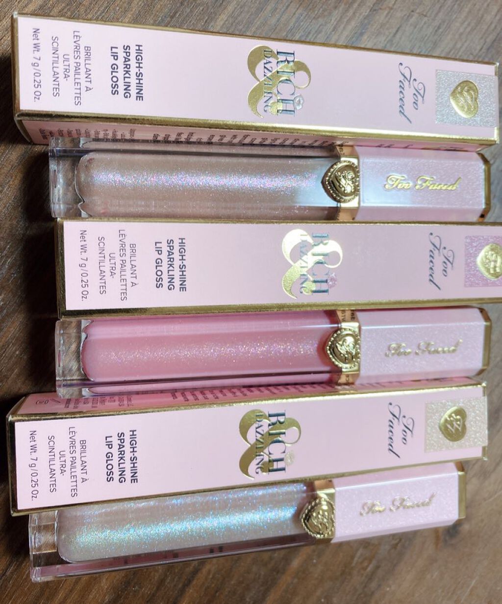リッチ&ダズリン ハイシャイン スパークリング リップグロス/Too Faced/リップグロスを使ったクチコミ(1枚目)
