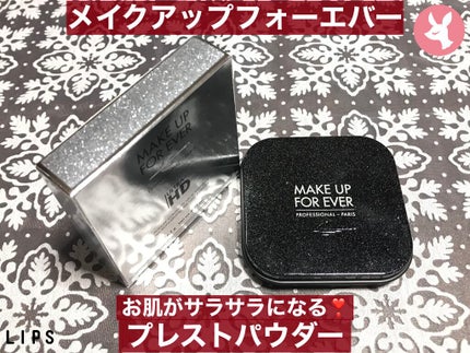 ウルトラHDプレストパウダー 01 トランスルーセント/MAKE UP FOR EVER/プレストパウダーを使ったクチコミ(1枚目)