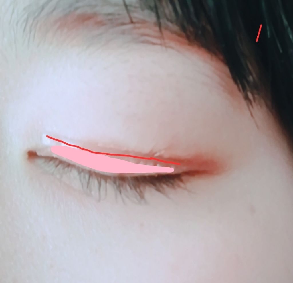 シークレットクリアフィルム/Automatic Beauty/二重まぶた用アイテムを使ったクチコミ（2枚目）