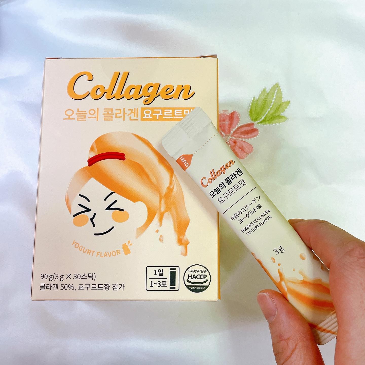 今日のコラーゲン ヨーグルト味/Hello Beauty/美容サプリメントを使ったクチコミ（1枚目）