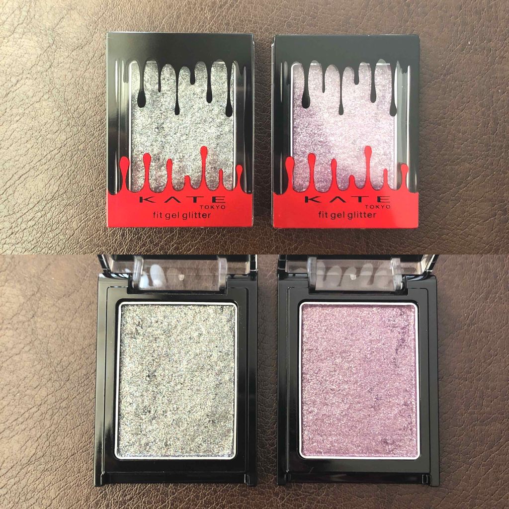 フィットジェルグリッター/KATE/ジェル・クリームアイシャドウを使ったクチコミ（2枚目）