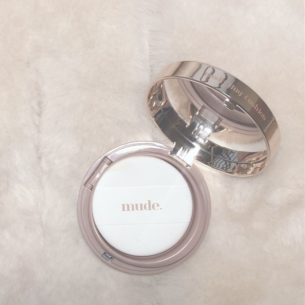 ハグクッション/mude./クッションファンデーションを使ったクチコミ（2枚目）