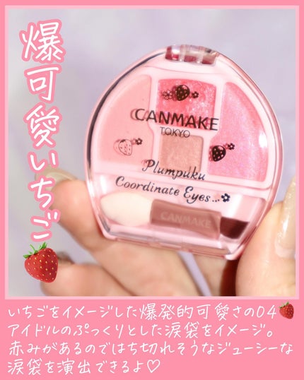 プランぷくコーデアイズ/キャンメイク/パウダーアイシャドウを使ったクチコミ(3枚目)