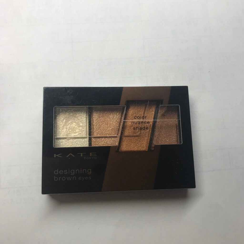 デザイニングブラウンアイズ/KATE/アイシャドウパレットを使ったクチコミ(1枚目)