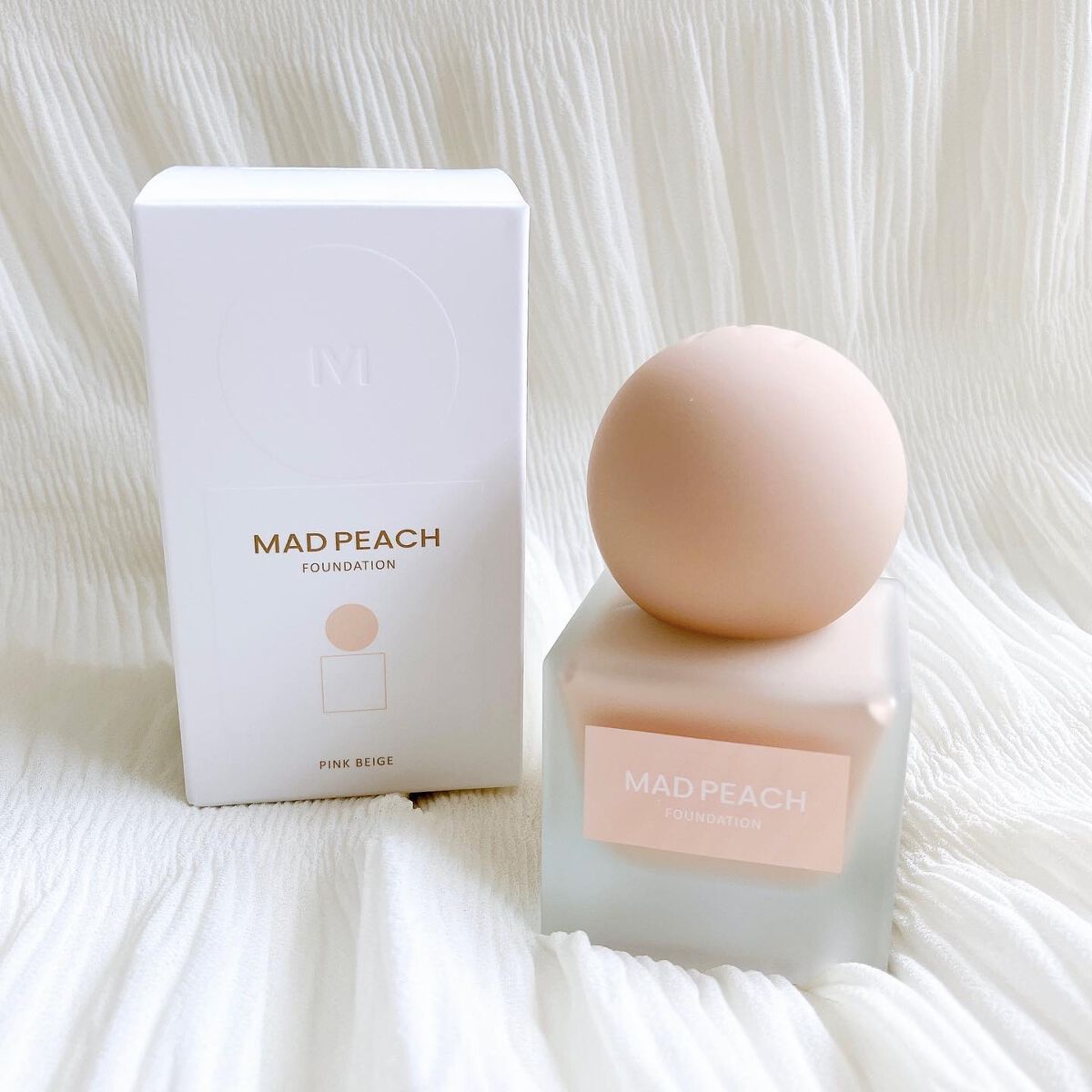 マッドピーチ スタイルフィットファンデーション/MAD PEACH/リキッドファンデーションを使ったクチコミ(1枚目)