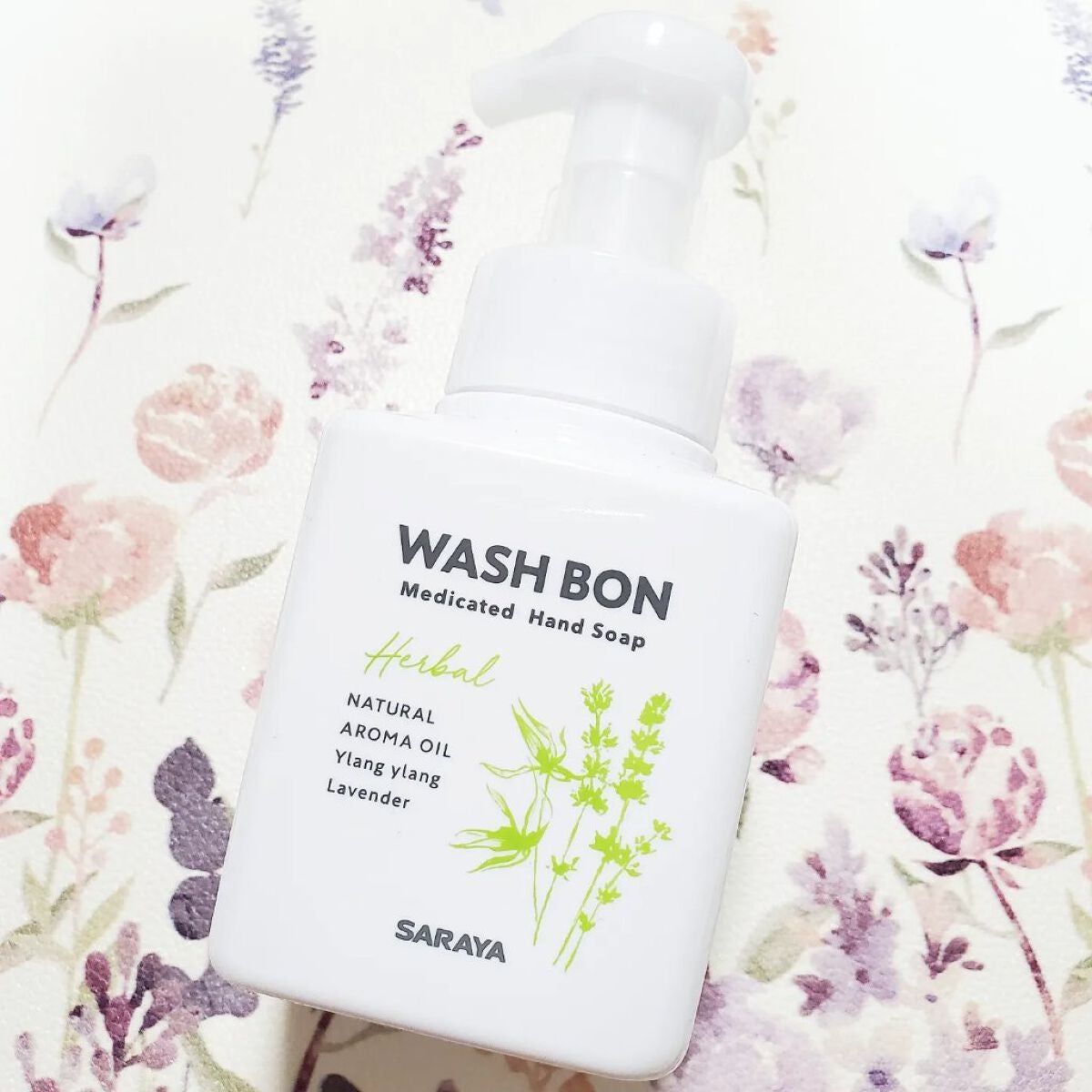ウォシュボン ハーバル薬用ハンドソープ/サラヤ/ハンドソープを使ったクチコミ(1枚目)