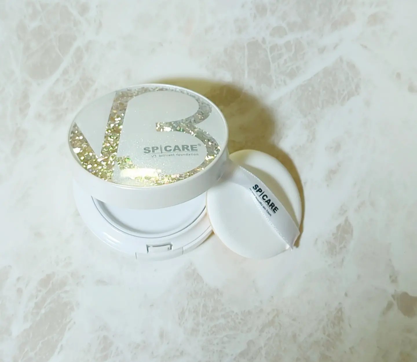 V3 ブリリアント ファンデーション/SPICARE/クッションファンデーションを使ったクチコミ（1枚目）