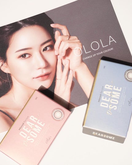 ディアサム(DearSome)/OLOLA/カラーコンタクトレンズを使ったクチコミ(7枚目)