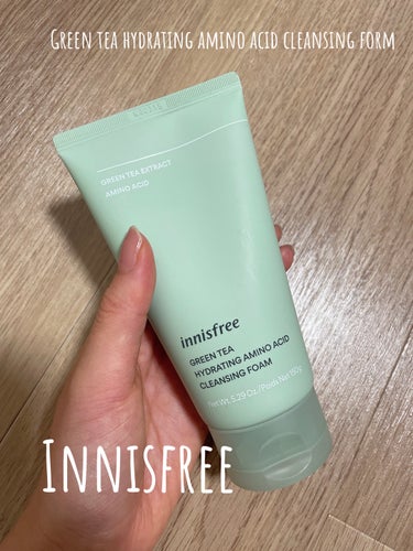 innisfreeのグリーンティー アミノ　フォームクレンザー

泡立て機で泡を作るとふわふわのフォームになります❣️
洗い上がりも突っ張りすぎず、いい感じです！

いろんな洗顔を持ってるので、お気に入