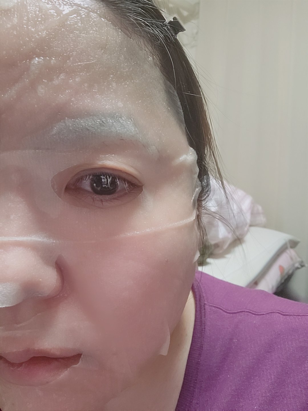 WellDerma ハニースムースエッセンシャルマスクパックのクチコミ「フェイスパック消化しましたm(_ _)m
これは仲良くしてくれている可愛子ちゃんから貰いました.....」（2枚目）