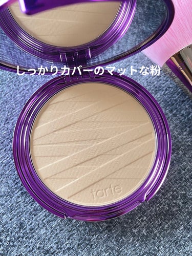 ダブルデューティビューティ シェイプテープ プレストパウダー/tarte/プレストパウダーを使ったクチコミ（2枚目）