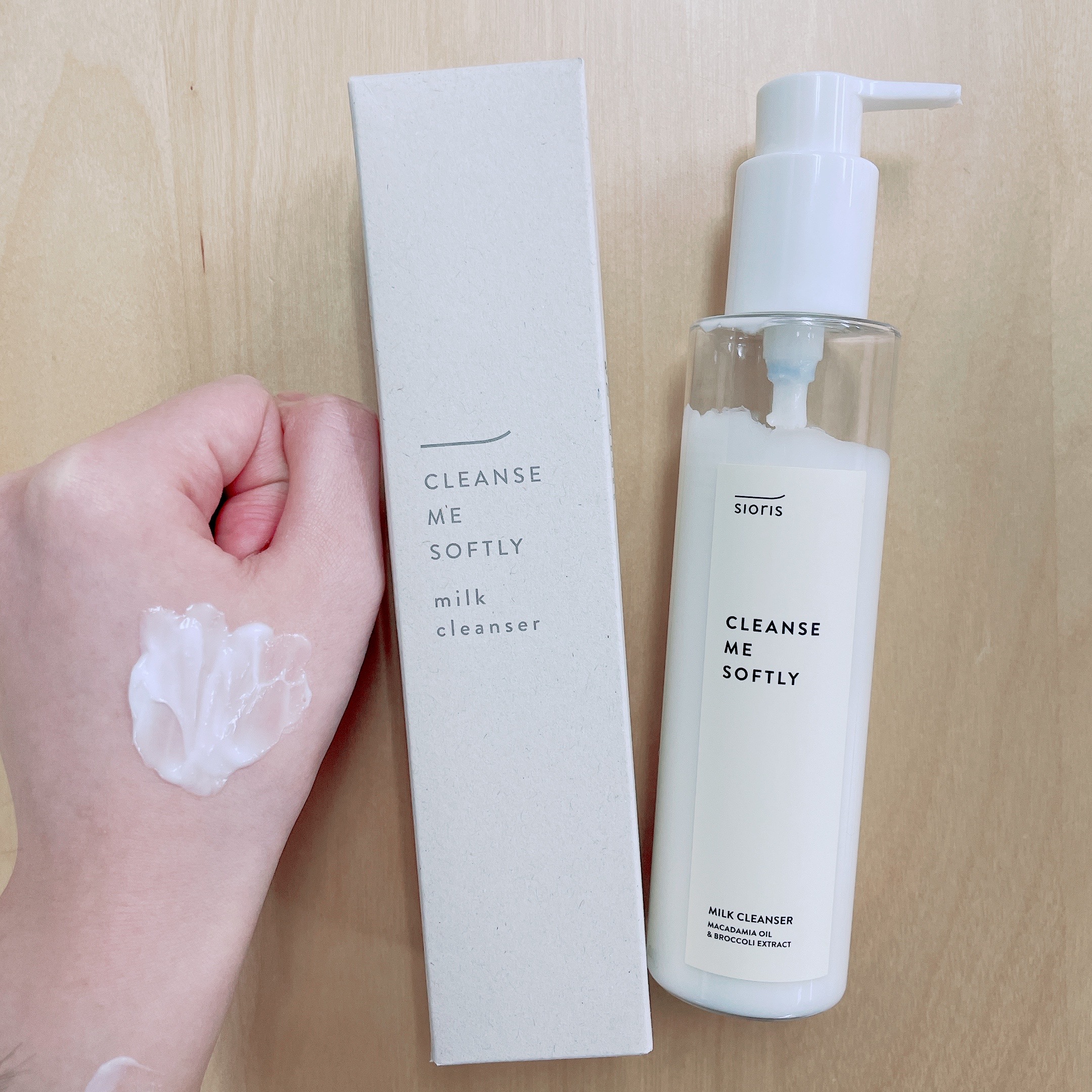 クレンズ ミー ソフトリー ミルククレンザー/SIORIS/ミルククレンジングを使ったクチコミ（3枚目）