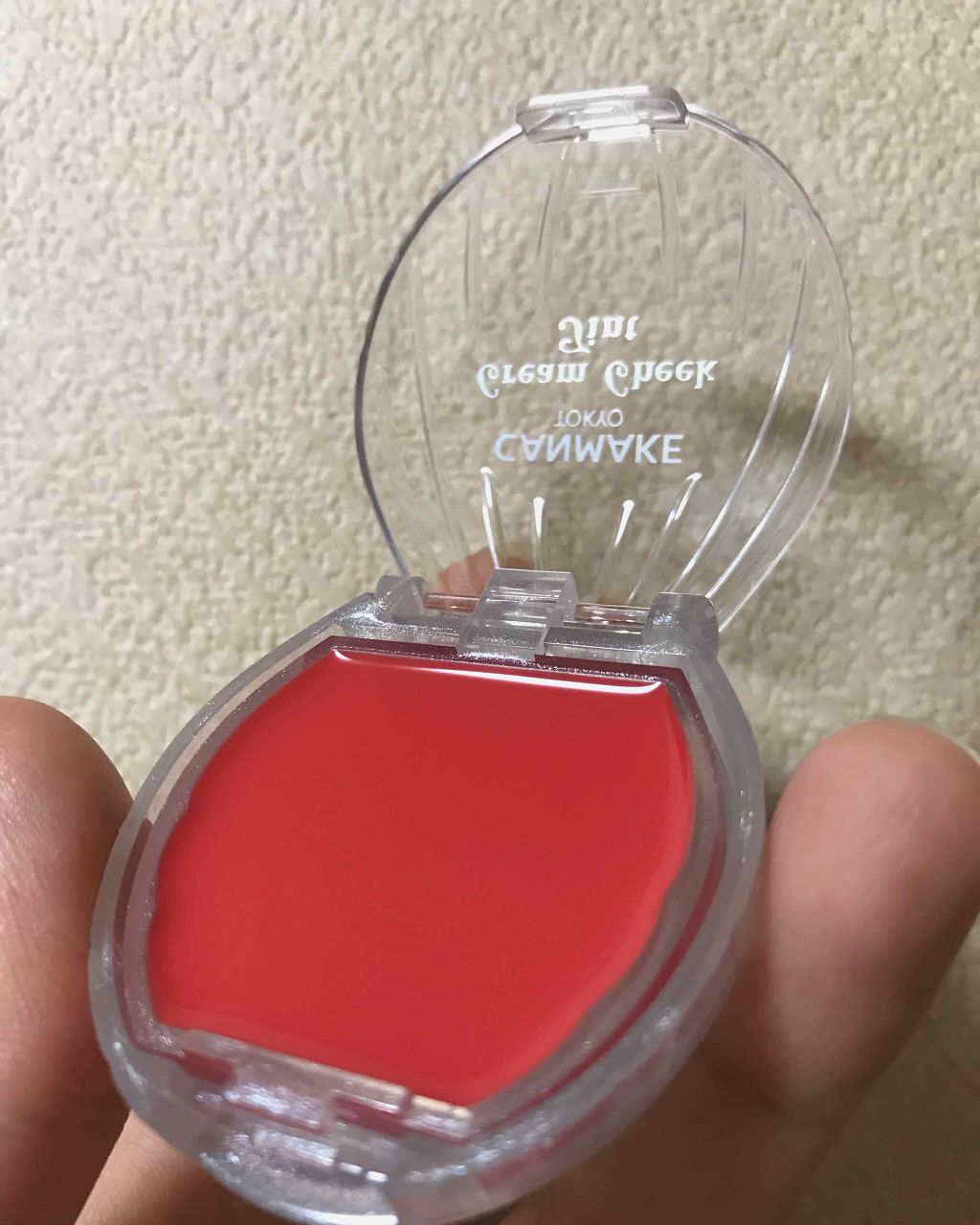 クリームチーク ティント/キャンメイク/ジェル・クリームチークを使ったクチコミ（3枚目）