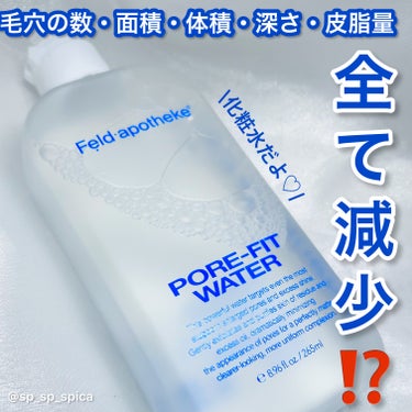 毛穴について悩みを感じてる方おすすめ‪𓂃 𓈒𓏸


本日はFeld Apotheke様から提供していただいたポアフィットトナーをご紹介します👏🏻



《商品詳細》

・フェルドアポテケ ポアフィットト