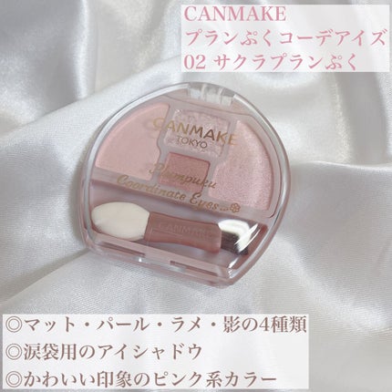 プランぷくコーデアイズ/キャンメイク/パウダーアイシャドウを使ったクチコミ(2枚目)