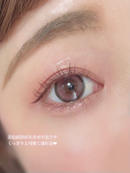 ごんす@YouTube始めました on LIPS 「《くっきり可愛く盛るカラコン❤︎》ピンクメイクをする方で甘めに..」(4枚目)