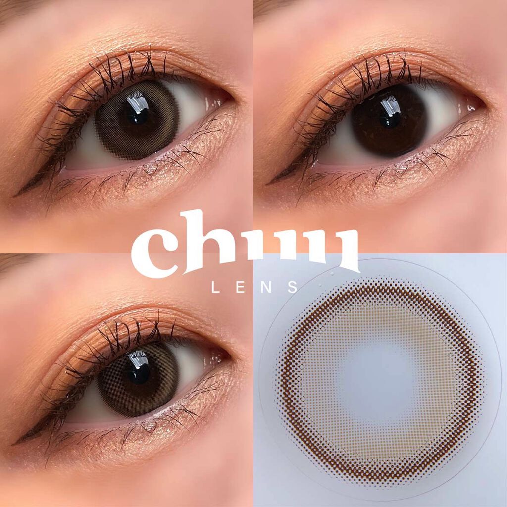 chuuLENS Milk&Tea 1day/chuu LENS/ワンデー（１DAY）カラコンを使ったクチコミ（3枚目）