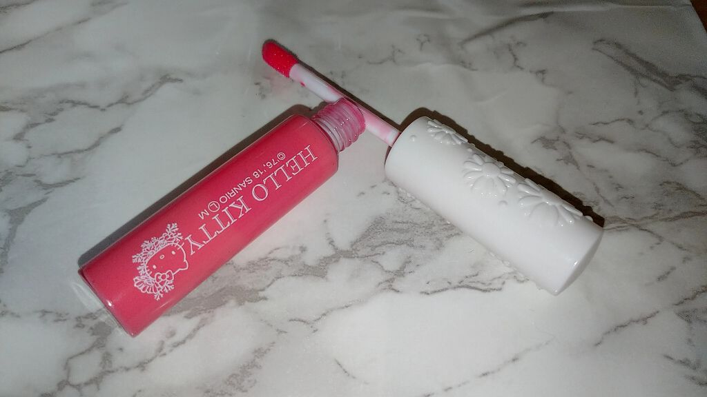 Blooming Kitty リップグロス/DAISO/リップグロスを使ったクチコミ(2枚目)