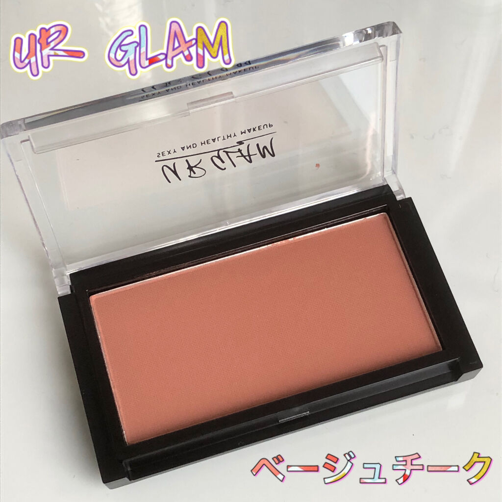 UR GLAM　DAILY CHEEK BLUSH/U R GLAM/パウダーチークを使ったクチコミ（1枚目）