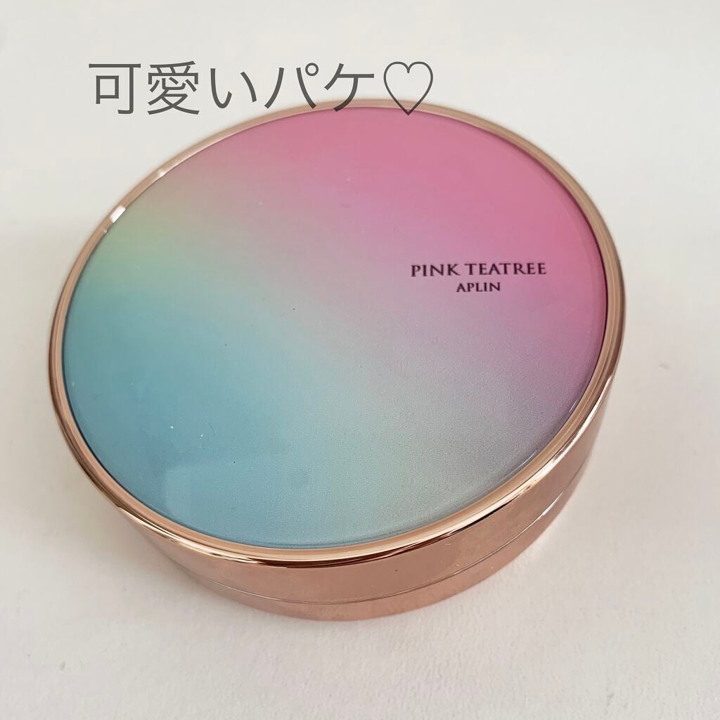 ピンクティーツリーカバークッション/APLIN/クッションファンデーションを使ったクチコミ(2枚目)