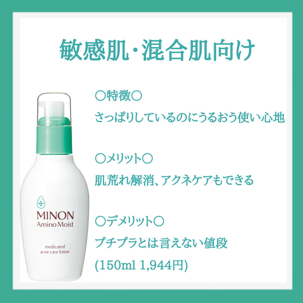 ミノン アミノモイスト 薬用アクネケア ローション/ミノン/化粧水を使ったクチコミ（2枚目）