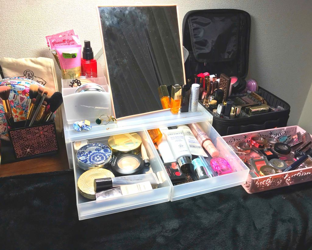 アクリル小物収納・3段/無印良品/その他化粧小物を使ったクチコミ(1枚目)